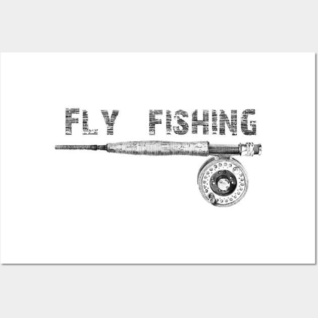 Fly fishing Wall Art by sibosssr